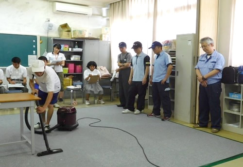 参加選手の競技体験