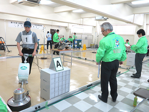 第16回全国ビルクリーニング技能競技愛知地区予選会