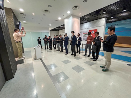 そなエリア東京見学会の様子