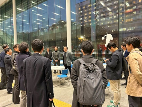 そなエリア東京見学会の様子