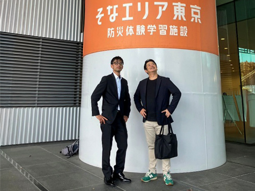 そなエリア東京見学会の様子